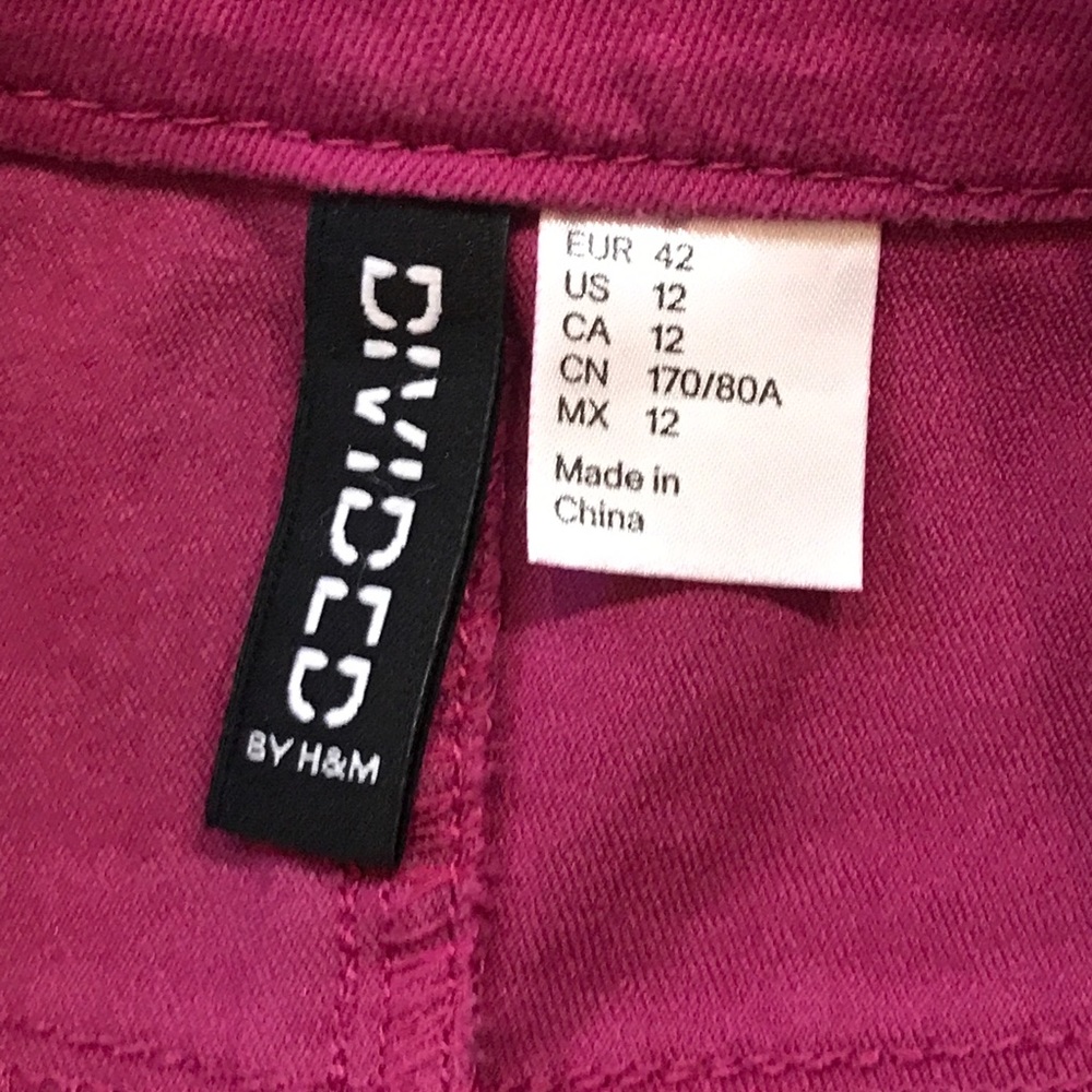 🌻4xHP!🌻 H&M Raspberry Mini Skirt 12 - Picture 4 of 9